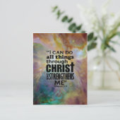 Filippijnen 4:13 briefkaart (Staand voorkant)