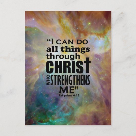 Filippijnen 4:13 briefkaart (Voorkant)