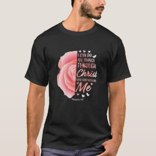 Filippijnen 4 13 Christelijke Bijbel Verse Religie T-shirt