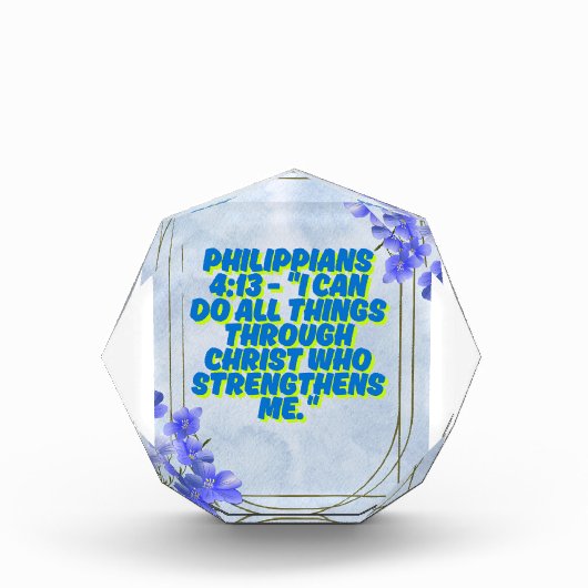 Filippijnen 4:13 fotoblokken (Voorkant)