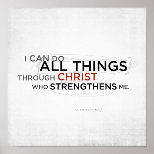 Filippijnen 4:13 II Poster (Voorkant)