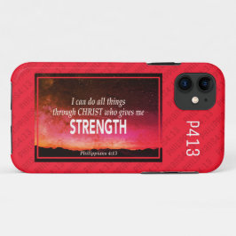 Filippijnen 4:13 | IK KAN ALLE DINGEN DOEN DIE Bib Case-Mate iPhone Case