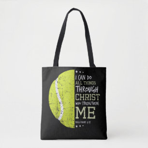 Filippijnen 4 13 ik kan alles Christelijk doen tie Tote Bag