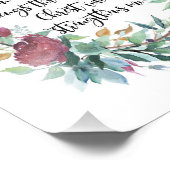 Filippijnen 4:13 Ik kan alles doen met Christus Foto Afdruk (Hoek)