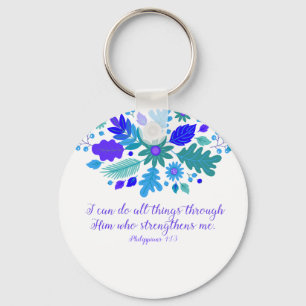 Filippijnen 4:13 - Ik kan alles doen - Verse Sleutelhanger