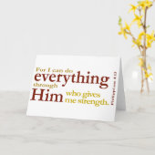 Filippijnen 4:13 kaart (Gele Bloem)