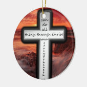 Filippijnen 4:13 keramisch ornament (Links)