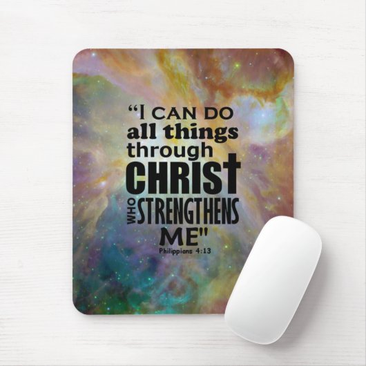 Filippijnen 4:13 muismat (Met muis)