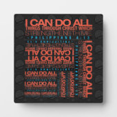 Filippijnen 4:13 Plaque Fotoplaat (Voorkant)