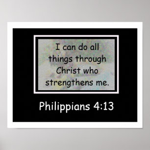 Filippijnen 4:13 poster