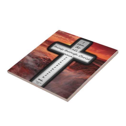 Filippijnen 4:13 tegeltje (Zijkant)