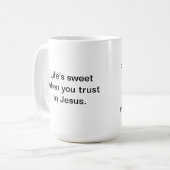 Filippijnen 4:13 traditionele en moderne koffiemok (Voorkant links)