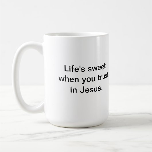 Filippijnen 4:13 traditionele en moderne koffiemok (Links)