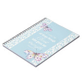 Filippijnen 4:13 vlinder notitieboek (Linkerzijde)