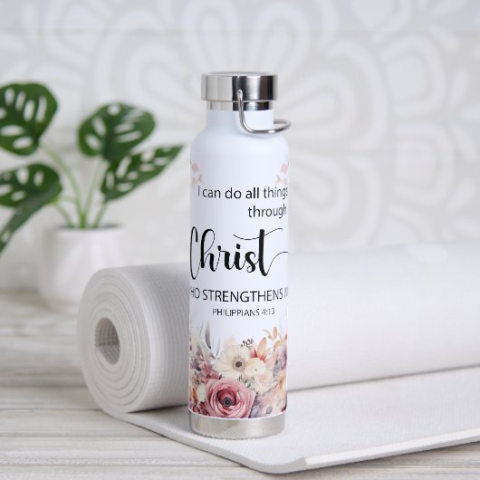 Filippijnen 4:13 waterfles (Yoga)
