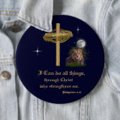 Filippijnen 4:16 ronde button 6,0 cm (In situ)