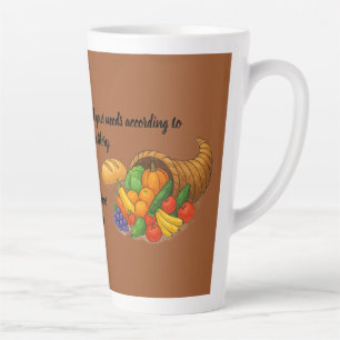 Filippijnen 4:19 latte mok