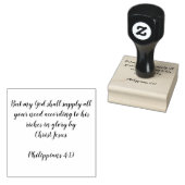 Filippijnen 4:19 rubberstempel (Gestempeld)
