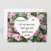 Filippijnen 4:5 briefkaart (Voorkant / Achterkant)