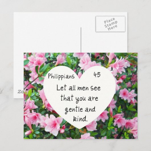 Filippijnen 4:5 briefkaart (Voorkant / Achterkant)