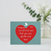 Filippijnen 4:5 briefkaart (Staand voorkant)