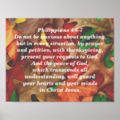 Filippijnen 4:6-7 poster (Voorkant)