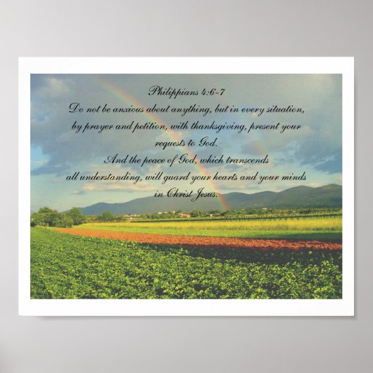 Filippijnen 4:6-7 poster (Voorkant)
