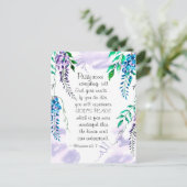 Filippijnen 4:6-7 Praatje over alles Briefkaart (Staand voorkant)