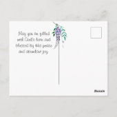 Filippijnen 4:6-7 Praatje over alles Briefkaart (Achterkant)