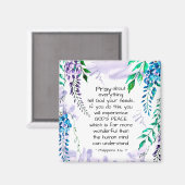 Filippijnen 4:6-7 Praatje over alles Magneet (Voorkant / Achterkant)