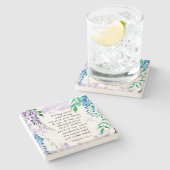 Filippijnen 4:6-7 Praatje over alles Stenen Onderzetter (Zijkant)