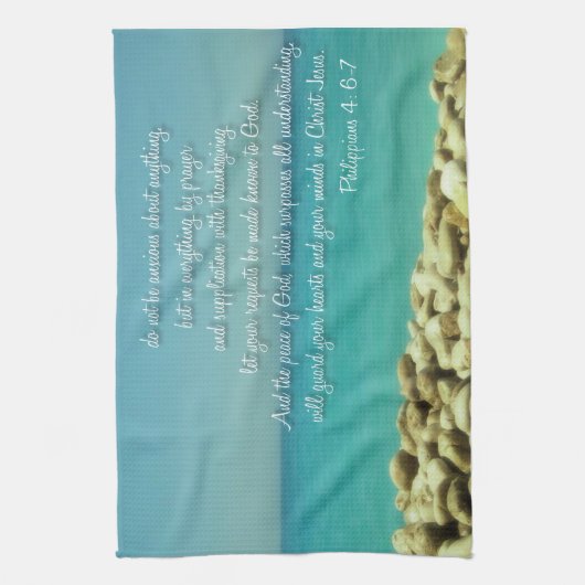 Filippijnen 4:6-7 theedoek (Verticaal)