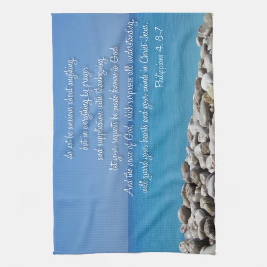 Filippijnen 4:6-7 theedoek (Verticaal)