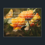 Filippijnen 4:6-7 Wees niet bang voor Bijbelse Ver Briefkaart<br><div class="desc">Philippiërs 4:6-7 Wees niet bang voor Bijbelse Briefkaart</div>