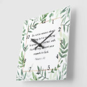 Filippijnen, 4:6, Bijbelverse, christendom Vierkante Klok (Hoek)