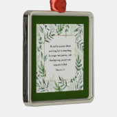 Filippijnen, 4:6, Bijbelverse, Metalen Ornament (Rechts)
