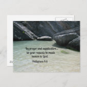 Filippijnen 4:6 briefkaart (Voorkant / Achterkant)
