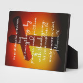 Filippijnen 4:6 fotoplaat (Zijkant)