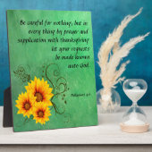 Filippijnen 4:6 Plaque Fotoplaat (Zijkant)