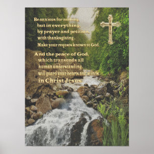 Filippijnen 4:6 poster