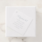 Filippijnen 4:7 bedankjes labels (Met doos)