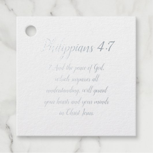 Filippijnen 4:7 bedankjes labels (Voorkant)