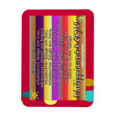 Filippijnen 4:8 magneet (Verticaal)