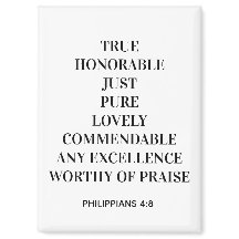 Filippijnen 4:8 Magneet