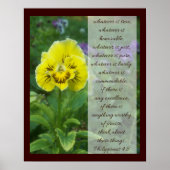 Filippijnen 4:8 poster (Voorkant)