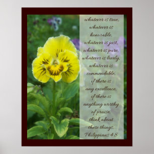 Filippijnen 4:8 poster