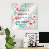 Filippijnen 4:8 poster (Thuiskantoor)