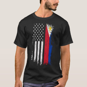 Filippijnen - Amerikaanse vlag - Hoodie - Pride Fi T-shirt