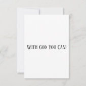 Filippijnen Bijbelscriptgroet van 1:6 KJV Kaart (Achterkant)