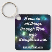Filippijnen Bijbelverse 4:13 Sleutelhanger (Voorkant)